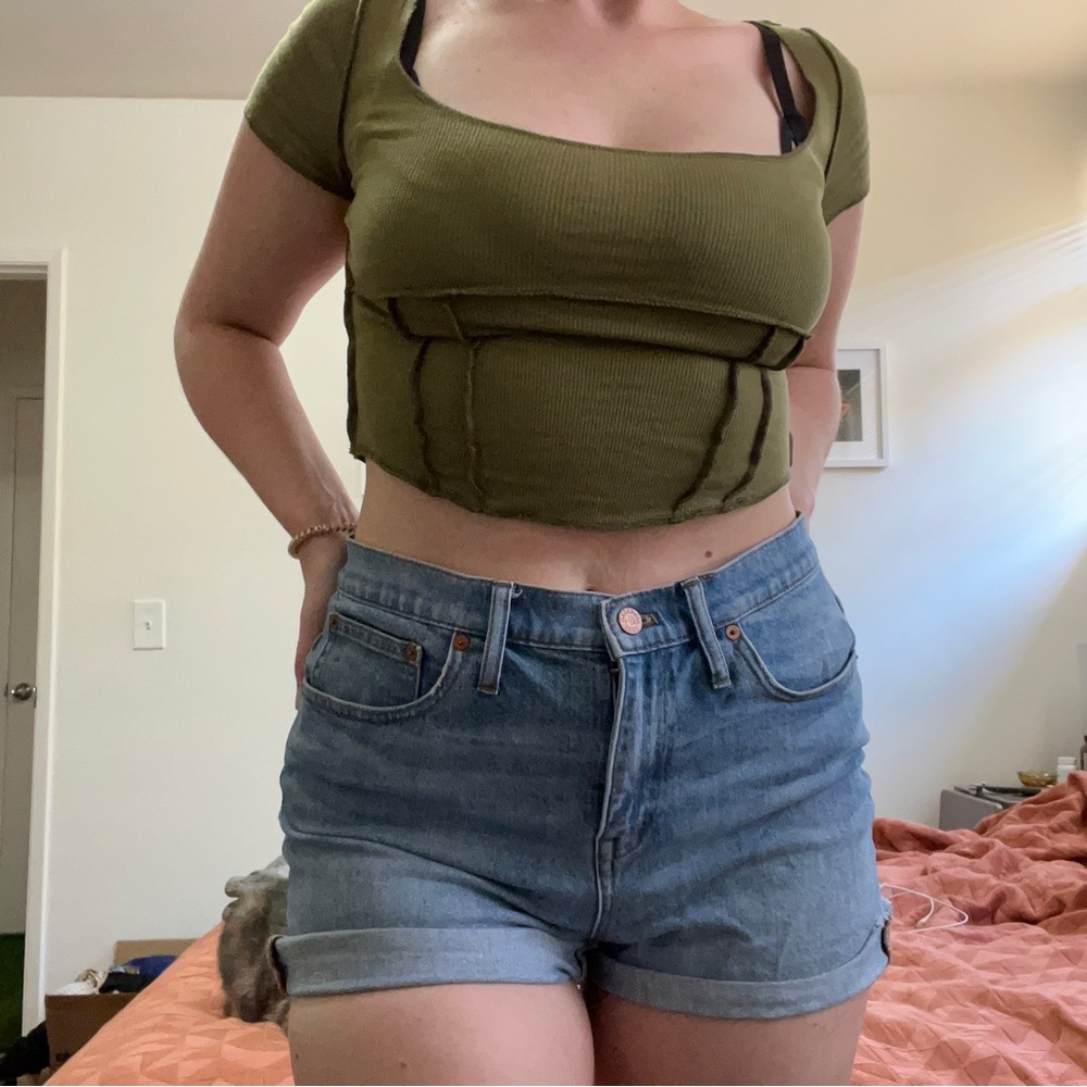 Madewell High Waisted Jean Shorts